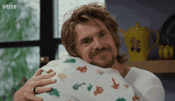 Creepy Smile Back Rub GIF
