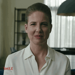 Creepy Smile White Lady GIF