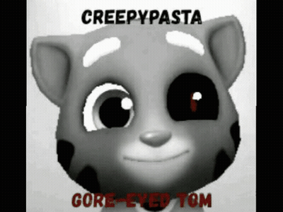 Creepypasta Gore-Eyed Tom Cat GIF