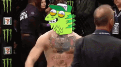 Creepz Head Doing Mcgregor Walk GIF