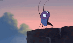 Cri Kee The Cricket Mountain Top GIF