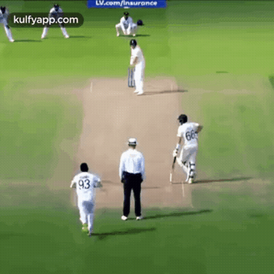Cricket Game Sponsored By Kulfyapp GIF
