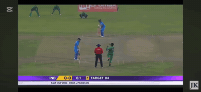 Cricket Game With Micromax Ad On Wall GIF