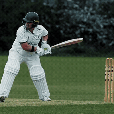 Cricket Player Wearing Helmet And Knight Shirt GIF