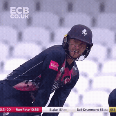 Cricket Player Wearing Helmet And Virgin Shirt GIF