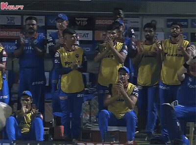 Cricket Players Clapping GIF