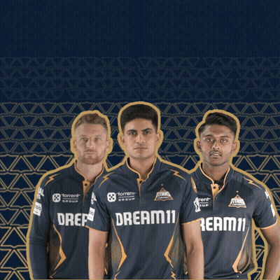 Cricket Players In Dream11 Shirts GIF