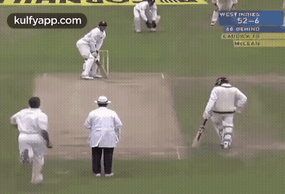 Cricket Players Playing Cricket GIF