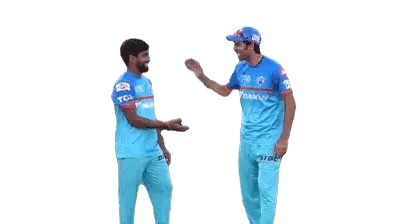 Cricket Players Shaking Hands Sticker