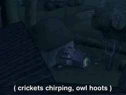 Crickets Chirping Owl Hoots GIF