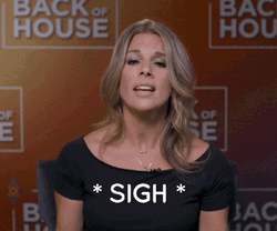 Crisis Averted Woman Sighing Of Relief GIF