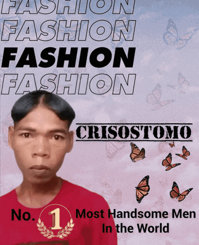 Crisostomo Number 1 Most Handsome Men According To Poster GIF