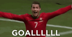 Cristiano Ronaldo Goal Celebration GIF