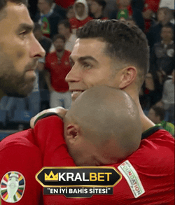 Cristiano Ronaldo Hugs Pepe Portugal GIF