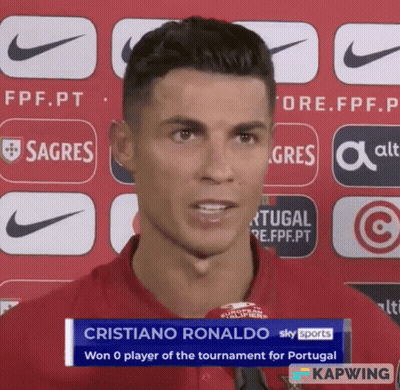 Cristiano Ronaldo Interviewed By Sky Sports GIF
