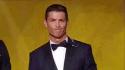 Cristiano Ronaldo Receive Award Cheer