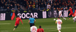 Cristiano Ronaldo Scoring A Goal Good Kick GIF