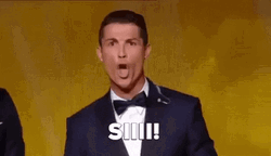 Cristiano Ronaldo Siu Stare Down GIF
