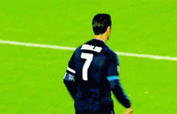 Cristiano Ronaldo Turning Jump Siu GIF