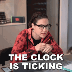 Cristine Raquel Rotenberg The Clock Is Ticking GIF