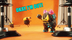 Critters Mascot Acts GIF