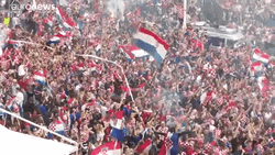 Croatia Crowd Cheering