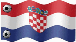 Croatia Flag Animated Waving
