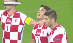Croatia Josip Brekalo Pointing Up