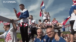 Croatia World Cup Celebration