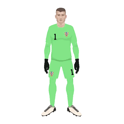 Croatian Soccer Player Poster Sticker