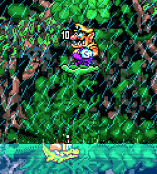 Crocs Jumping Out Of Water Wario