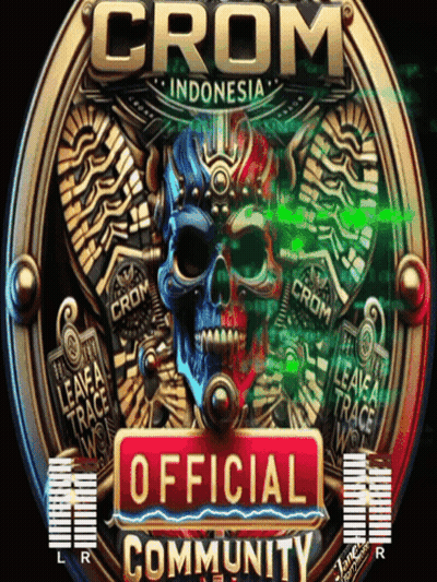Crom Indonesia Poster Skull Official Community GIF