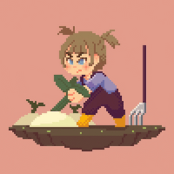 Crop Animation Harvest Cute Guy GIF