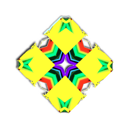 Cross Art Loop Kaleidoscope GIF
