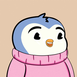 Cross Eyed Pudgy Penguin GIF