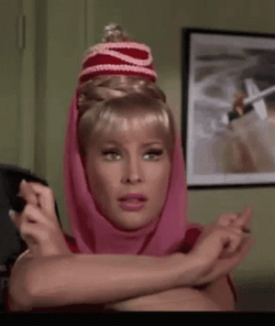 Cross Fingers Barbara Eden GIF