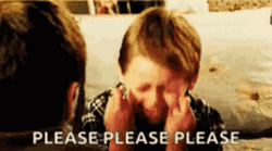 Cross Fingers Desperate Kid GIF