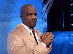 Cross Fingers Terry Crews Backstage GIF