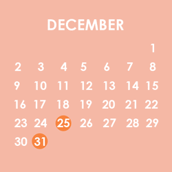 Crossing Out December Calendar Days  GIF