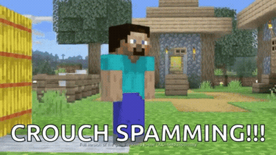Crouch Spamming Video Game GIF