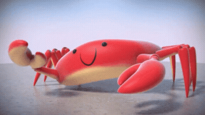 Crow Eating Fish From Red Bowl GIF