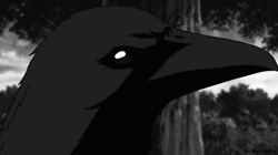 Crow With Sharingan GIF