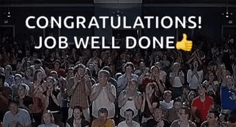 Crowd Applaud Well Done Congratulations GIF