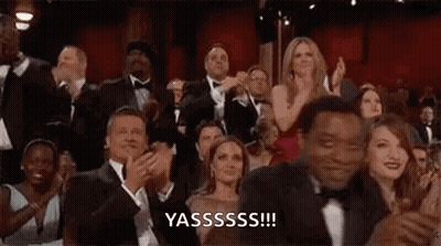 Crowd Applauding At Oscars Ceremony GIF