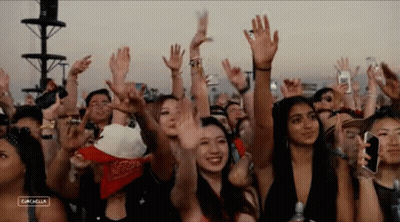 Crowd At Coachella Concert GIF