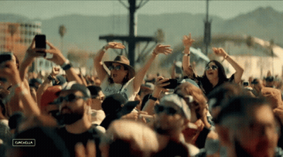 Crowd At Coachella Concert GIF