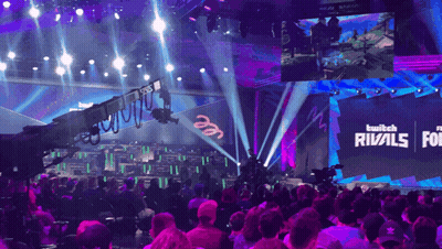 Crowd At Twitch Rivals Event Watching Game GIF