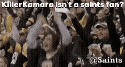 Crowd Cheering Stadium Killer Kamara Isn't Saints Fan GIF