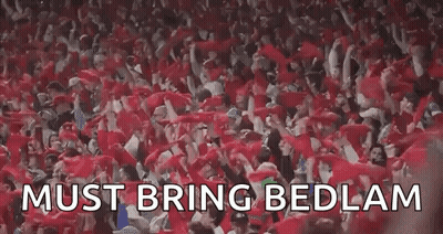 Crowd In Stadium Saying Must Bring Bedlam GIF