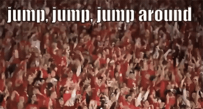 Crowd Jumping Jump Jump Jump GIF